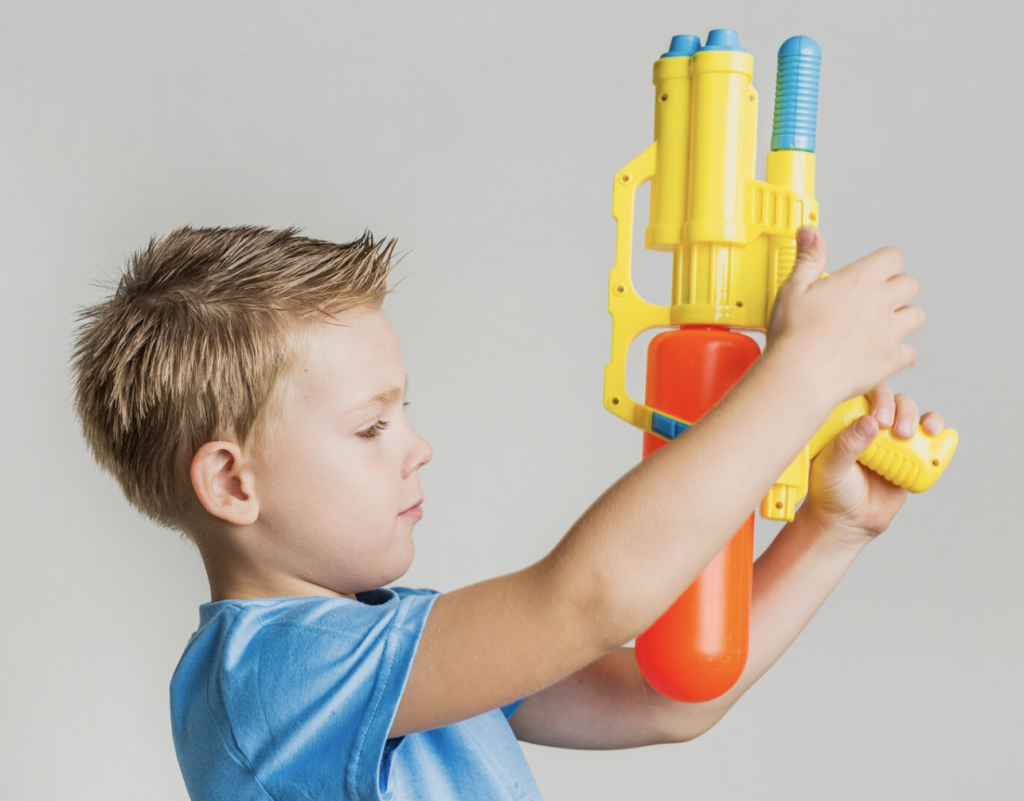 Hände hoch oder ich schieße!