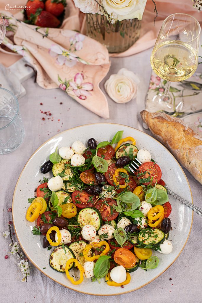 CookingCatrin: Veggie Antipasti-Salat für den Muttertags-Brunch