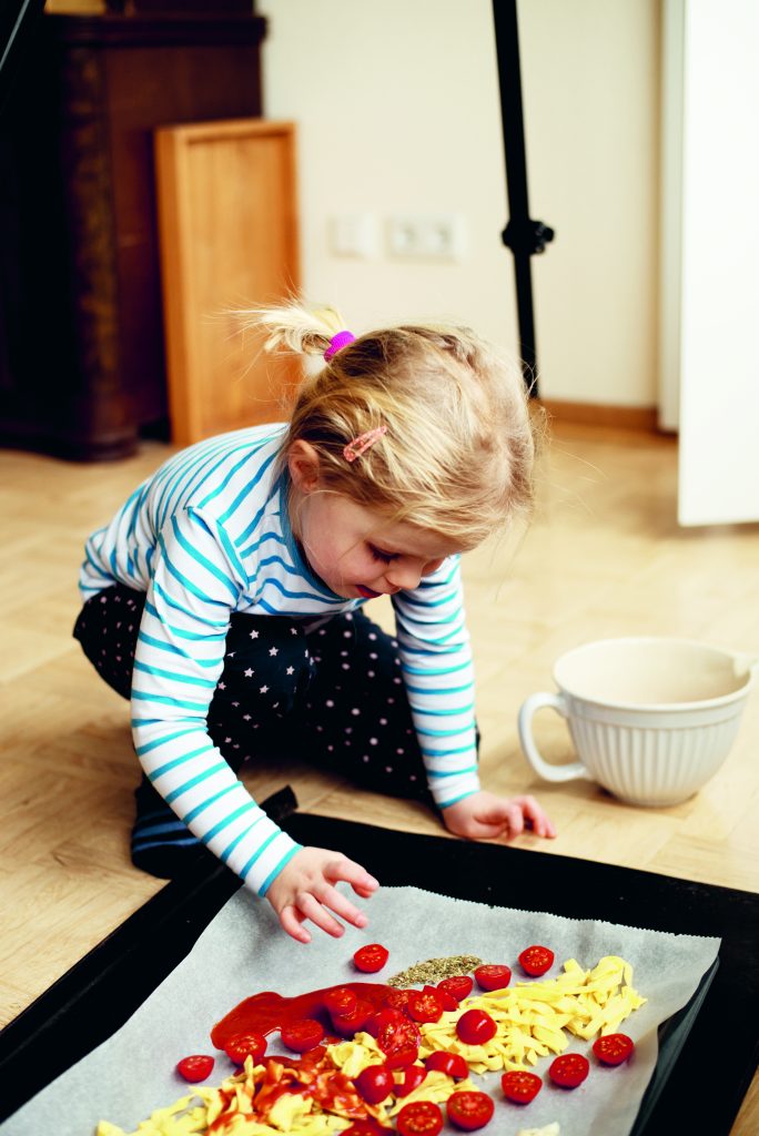 Mit dem Essen spielt man gerne