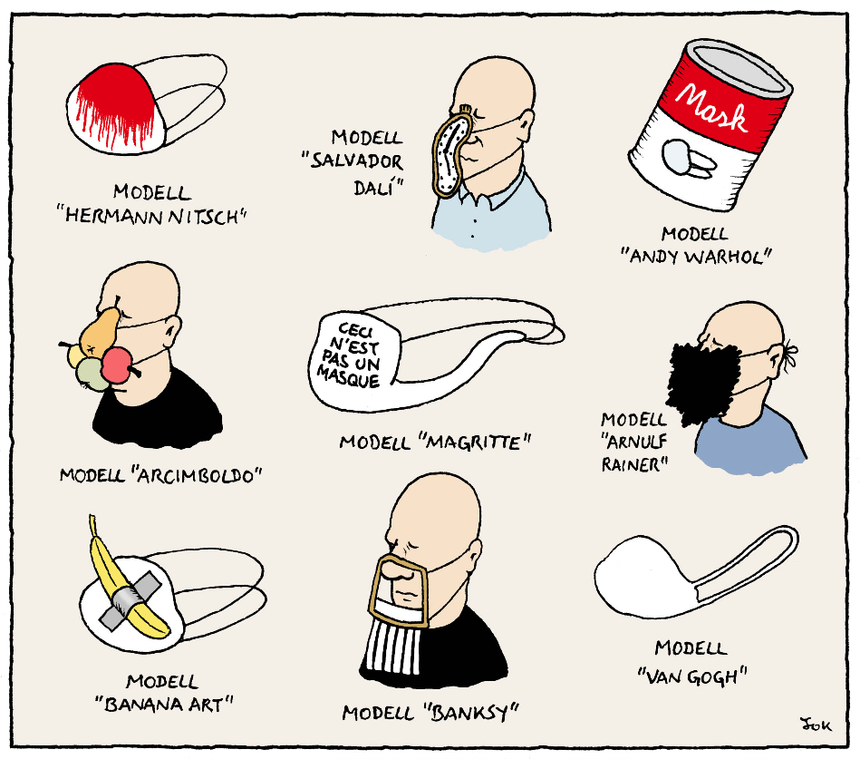 VIRALE CARTOONS – Die Ausstellung zur Pandemie