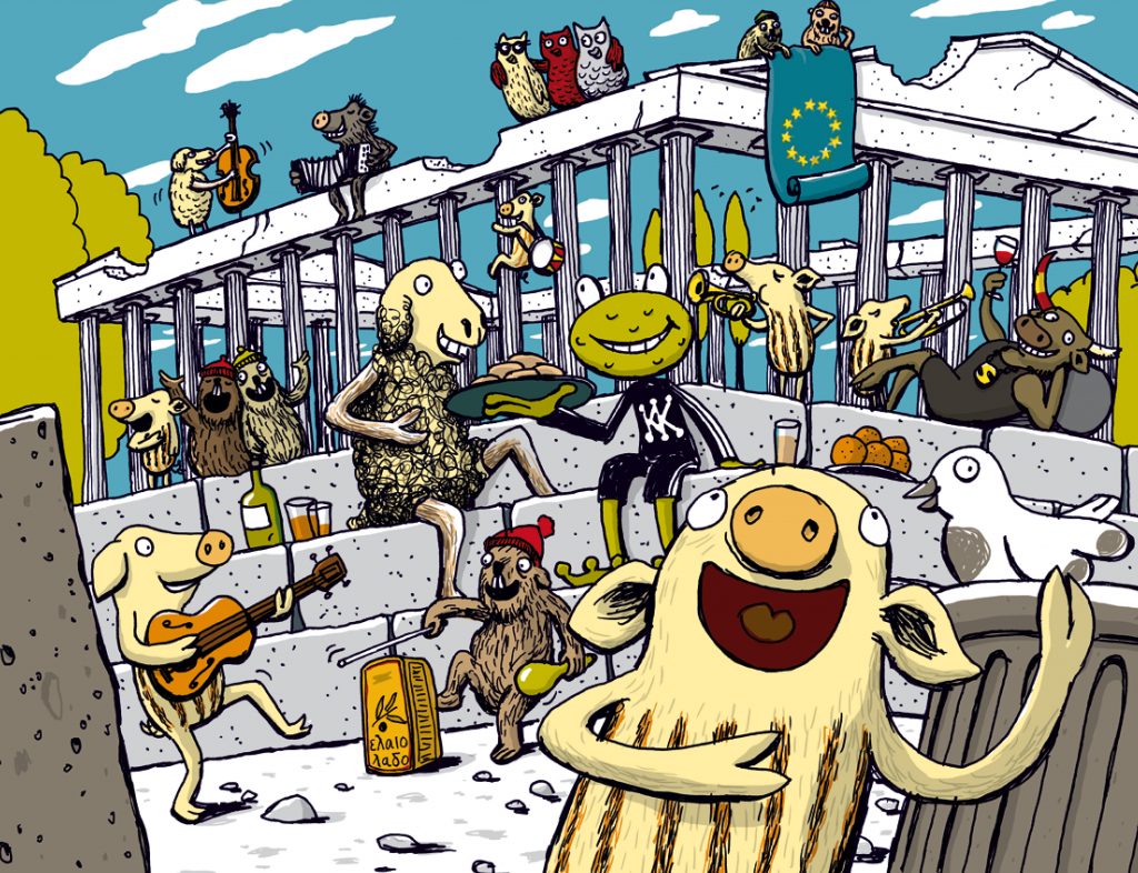 Kuno Knallfrosch rockt Europa