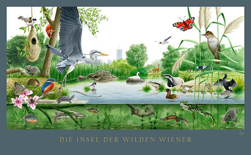 Die „Wilden Wiener“ als Poster