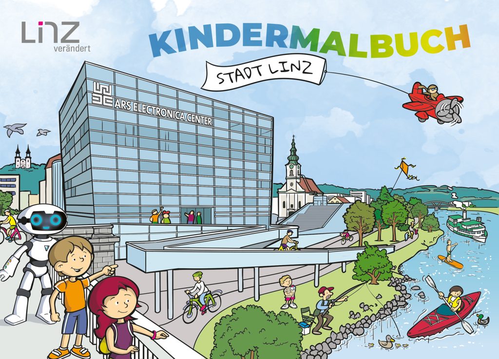 Neues Kindermalbuch der Stadt Linz