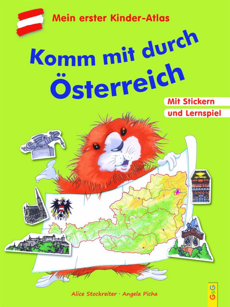 Neues Kinderbuch „Mein erster Kinder-Atlas – Komm mit durch Österreich“