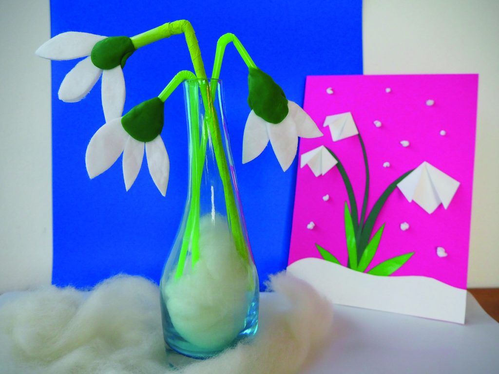 Wir basteln Frühlingsboten!