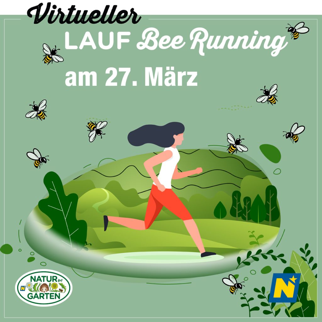 Kilometer machen für Blühwiesen: Virtueller Lauf „Bee Running“