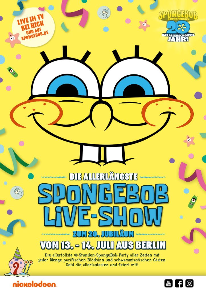 SpongeBob feiert Geburtstag – und alle feiern mit!