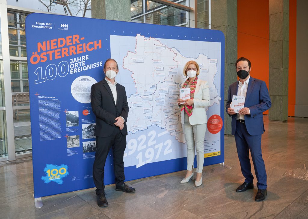 Wanderausstellung „Niederösterreich: 100 Jahre | Orte | Ereignisse“ gestartet