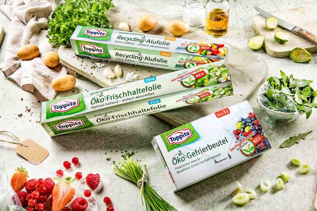Nachwachsend und umweltfreundlich –das Nachhaltigkeitssortiment von Toppits®
