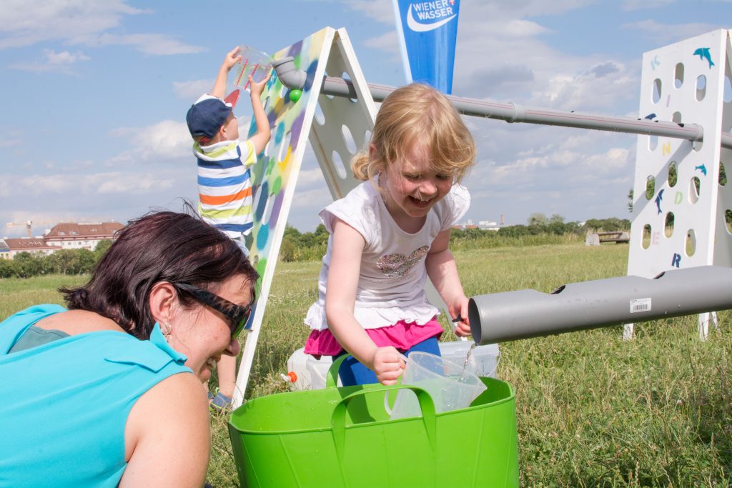 Kinderfreunde-Action im Sommer in Wien
