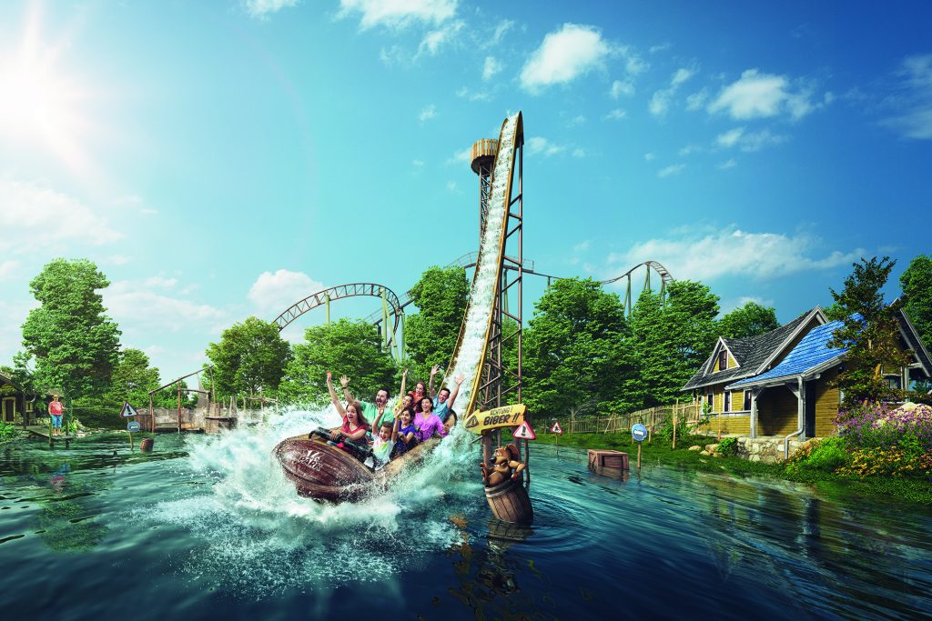 Familypark lockt 2022 mit der Wildwasserbahn „Biberburg“