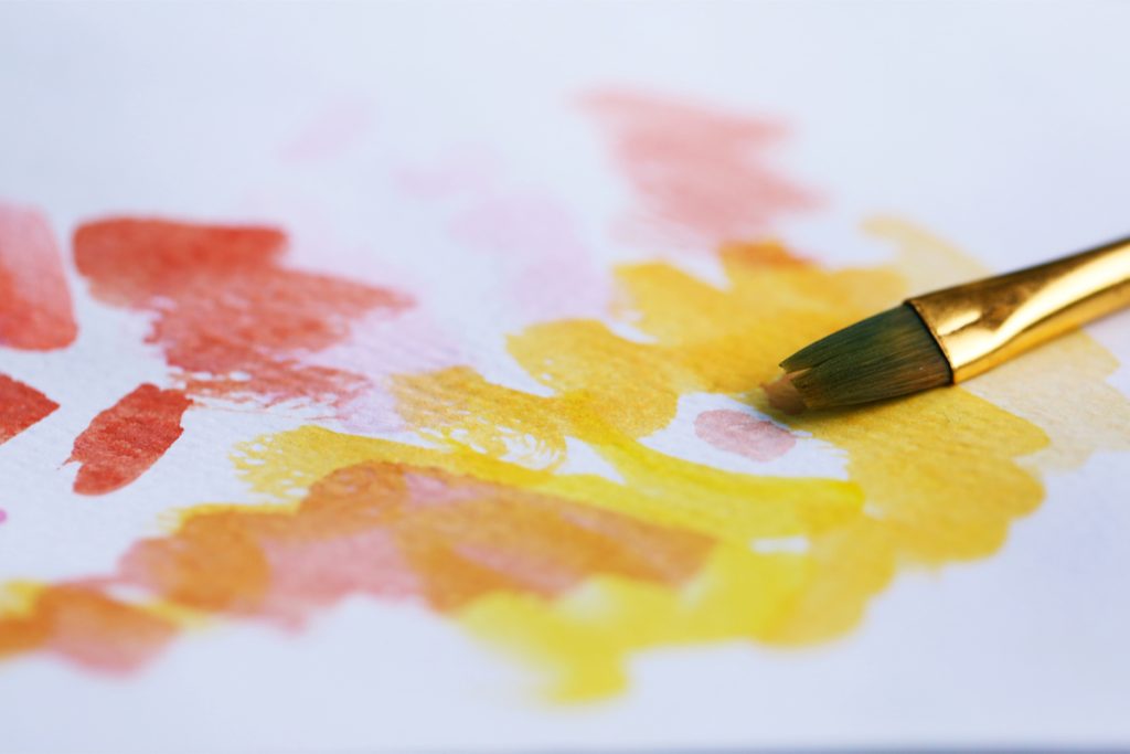 Malen mit Wasserfarben – Kunstwerke mit Effekt