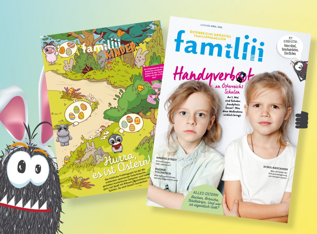 Jetzt neu: die familiii April-Ausgabe 2025 ist da!